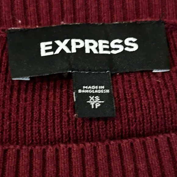 EUC Lot of 4 Express Crewneck Sweaters sz XS - Picture 10 of 11